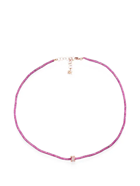 Suzanne Kalan Infinite spinel and diamond necklace Pink KOP313PSPS