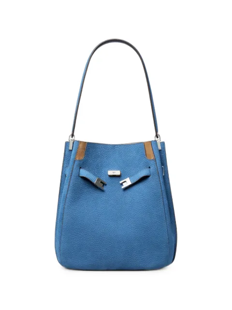 Tory Burch Lee Radziwill nubuck bucket bag Blue 183345
