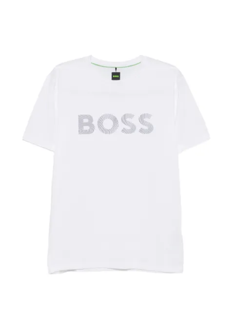 BOSS logo-print T-shirt White 50564512