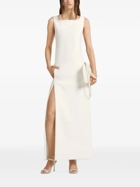 Courrèges cut-out crepe maxi dress White 426CRO964PL0159