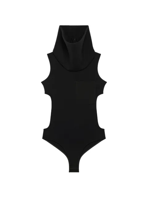 Courrèges high-neck cut-out bodysuit Black 426MTO625FI0001