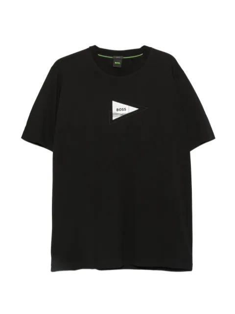 BOSS logo-print T-shirt Black 50564740