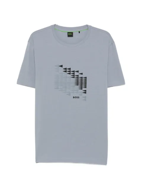 BOSS graphic-print T-shirt Grey 50566853