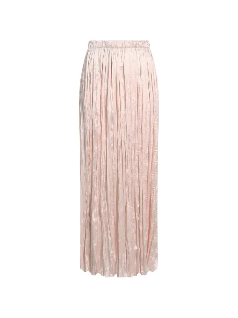 Adam Lippes Aria plissé silk maxi skirt Pink P26421ILPLPIN