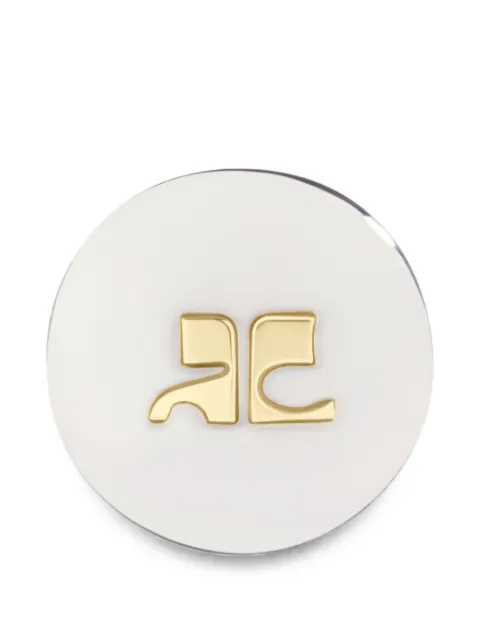 Courrèges AC logo-plaque ring Silver 426BBG055LA0001