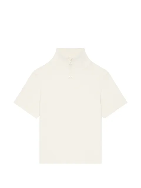 Courrèges Milano-knit high-neck sweater Neutrals 426MTO584FI0001