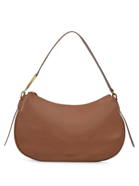 TWINSET leather tote bag Brown 262TB7180