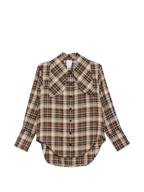 Patou bow-collar shirt Neutrals BL06302665108
