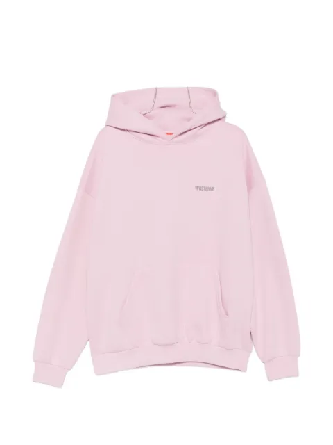 WRSTBHVR logo-print hoodie Pink U2026TT3692