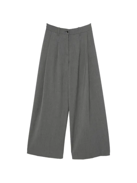 Nine In The Morning Petra pleated wool tailored trousers Grey 9FW26PE111