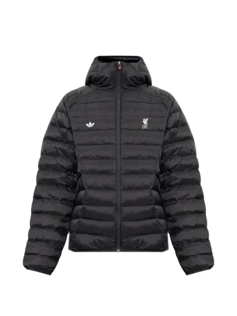 adidas x Liverpool FC hooded quilted jacket Black KX7707