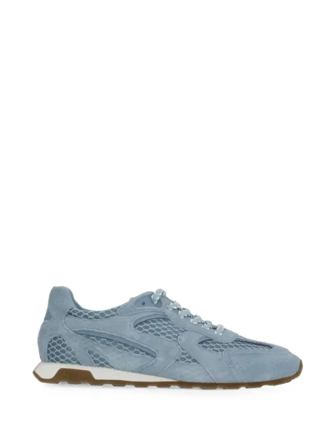 Ash Kasar Net mesh-panelled suede sneakers Blue KASARNETCALFSUEDE