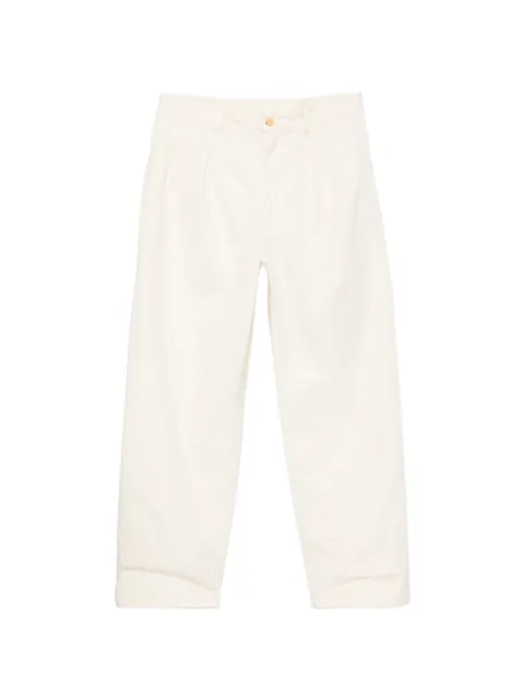 Fortela pleated straight-leg trousers Neutrals NEWYORKKA001
