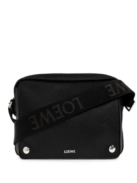 LOEWE medium Pebble messenger bag Black BANBA73X07