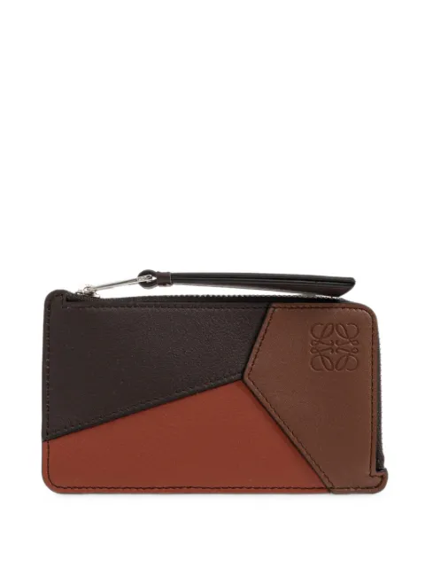 LOEWE Puzzle leather cardholder Brown C510Z40X180
