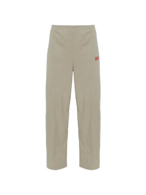 American Vintage logo-print wide-leg track pants Neutrals GIX05AH26