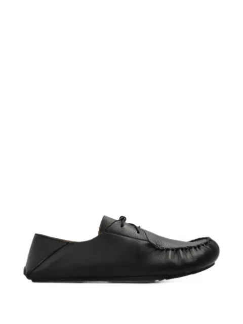 LOEWE Rambla whipstitch derby shoes Black M816290X64