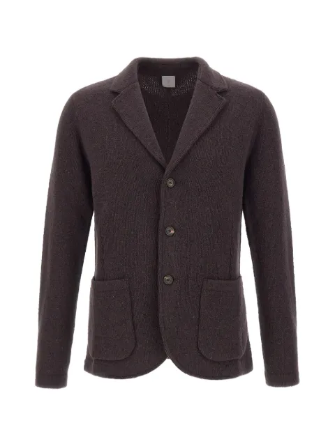 Eleventy knit patch-pocket blazer Brown N76GIAN01MAG0H001