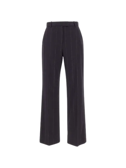 Eleventy pinstripe tailored-cut trousers Blue N85PANG03TES0N025177