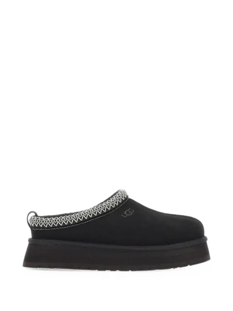 UGG Tazz II embroidered suede slippers Black 1174471BLK
