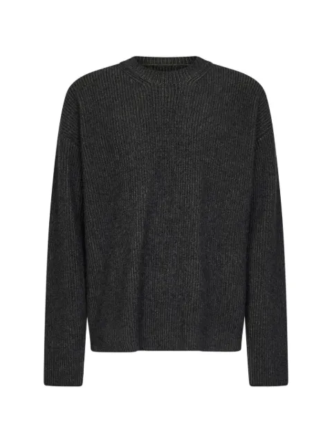Uma Wang ribbed-knit crew-neck sweater Grey UK7552UW840
