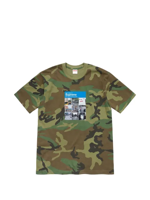 Supreme Verify Woodland camouflage-print T-shirt Green SUPVERIFYTEEWCAMO