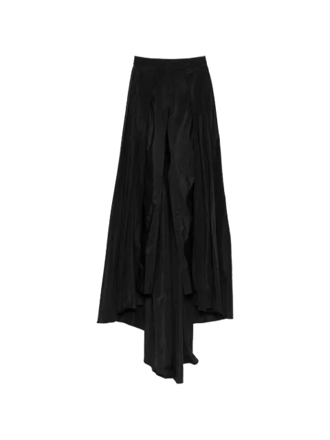 Naeem Khan overskirt silk trousers Black 502626
