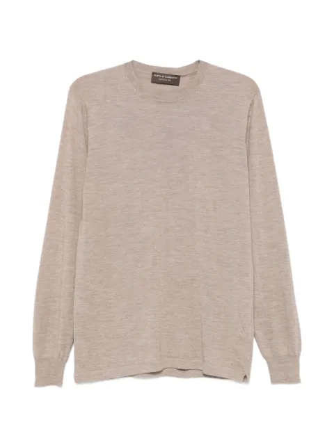 Filippo De Laurentiis crew-neck long-sleeve T-shirt Neutrals TS0MLCS18R