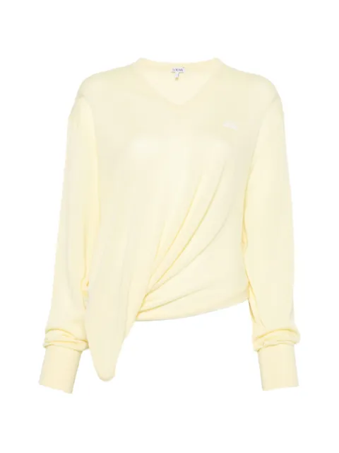 LOEWE sweater in wool Yellow S540Y14KHD