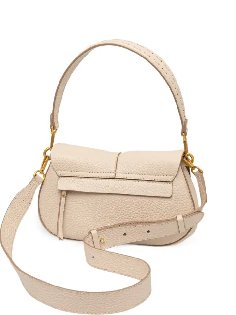 GIANNI CHIARINI medium Helena Round grained-leather shoulder bag Neutrals BS12718RNG