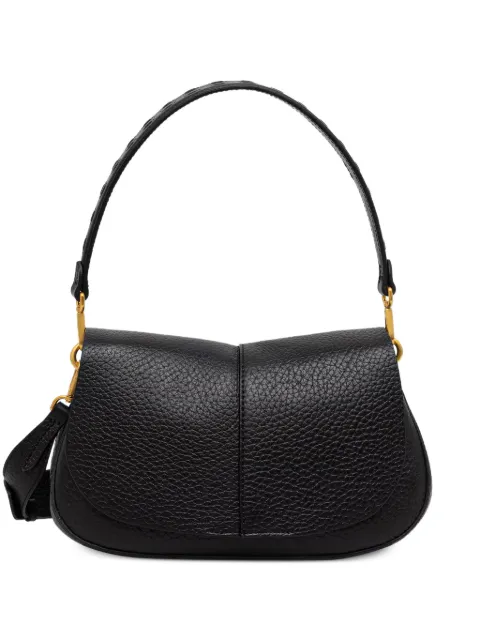 GIANNI CHIARINI medium Helena Round grained-leather shoulder bag Black BS12718RNG