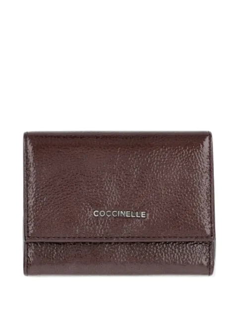 Coccinelle patent leather wallet Brown E2VW111F001