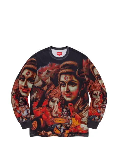 Supreme Ganesh long-sleeve T-shirt Black SUPGANESHLST