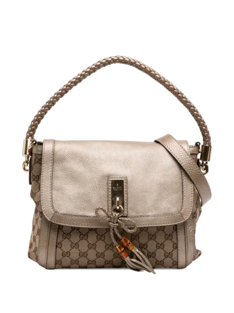 Gucci Pre-Owned 2016-2026 GG Canvas Bella Flap satchel Neutrals 8V3IOY72DGENJUZN
