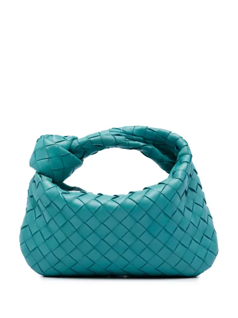 Bottega Veneta Pre-Owned 2012-2026 Mini Nappa Intrecciato Jodie hobo bag Blue 7LPJH6B4OD6SKHU3