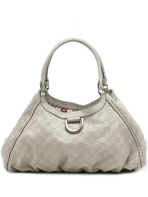 Gucci Pre-Owned 2016-2026 Guccissima Abbey D Ring shoulder bag White 2AT5ZQO4VITLSRUZ