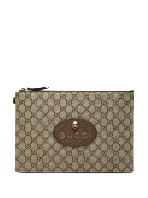 Gucci Pre-Owned 2000-2015 GG Supreme Neo Vintage clutch bag Neutrals K3AM74N40SCLKO0Q