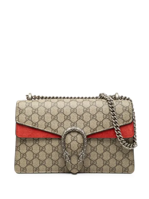 Gucci Pre-Owned 2016-2026 Medium GG Supreme Dionysus shoulder bag Neutrals QY8SQ1X0WJFLZMFK