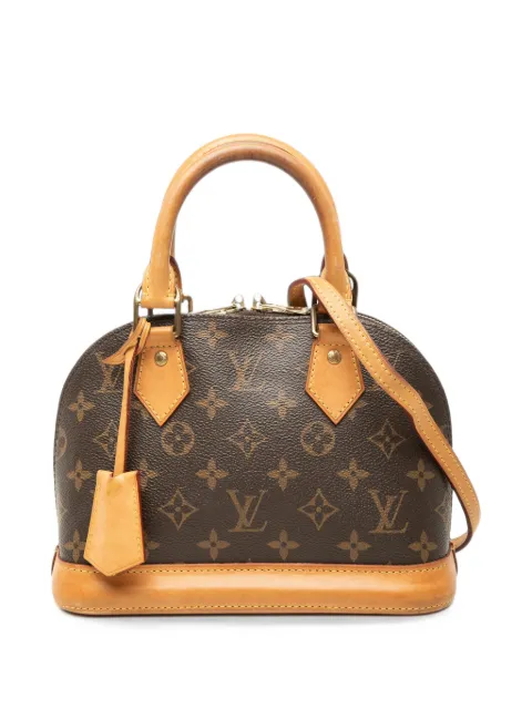 Louis Vuitton Pre-Owned 2016 Monogram Alma BB satchel Brown WPUPQD16H1L2924A