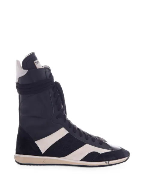 Patrizia Pepe panelled high-top sneakers Black 8Y0033V038X2BD