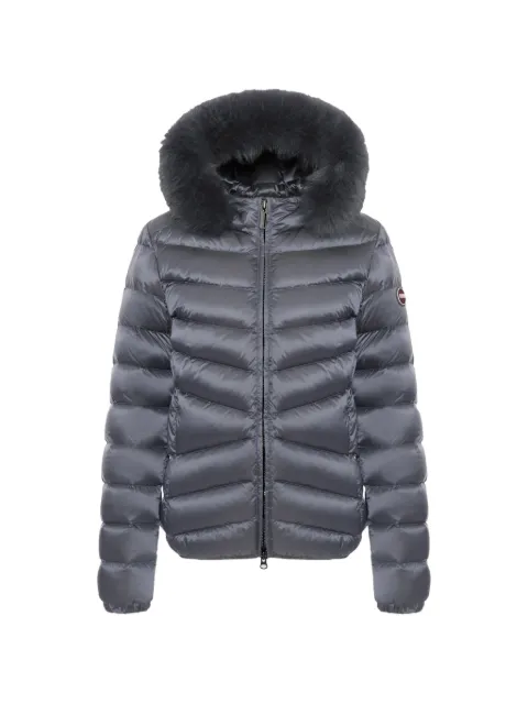 Colmar fur-trim quilted coat Grey 22000019E