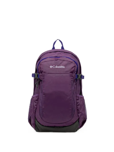 Columbia 25L Castle Crest logo-print panelled backpack Purple 2175661