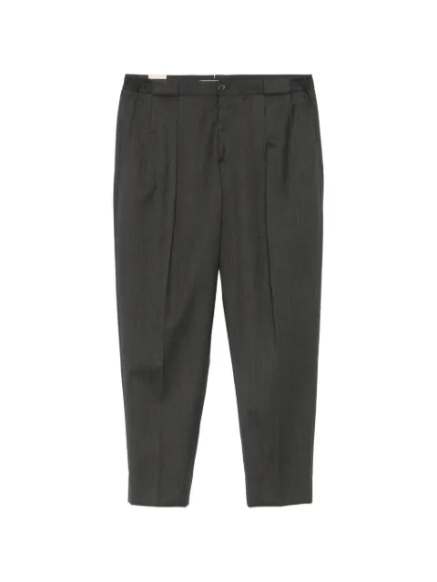 Briglia 1949 Portobellos pleated straight-leg trousers Grey 400100