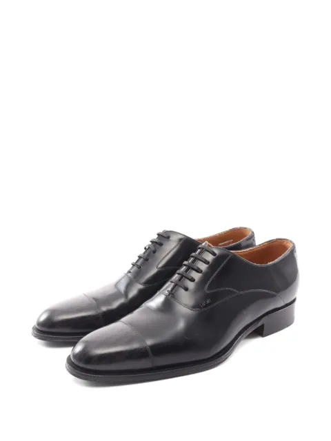 Christian Dior Pre-Owned 2010s leather oxford shoes Black 1097793