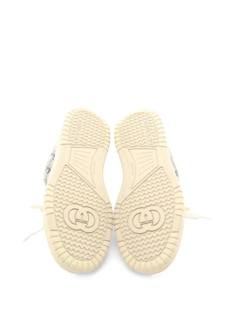 Gucci Pre-Owned 2020s Re-web lace-up sneakers Neutrals 1095866