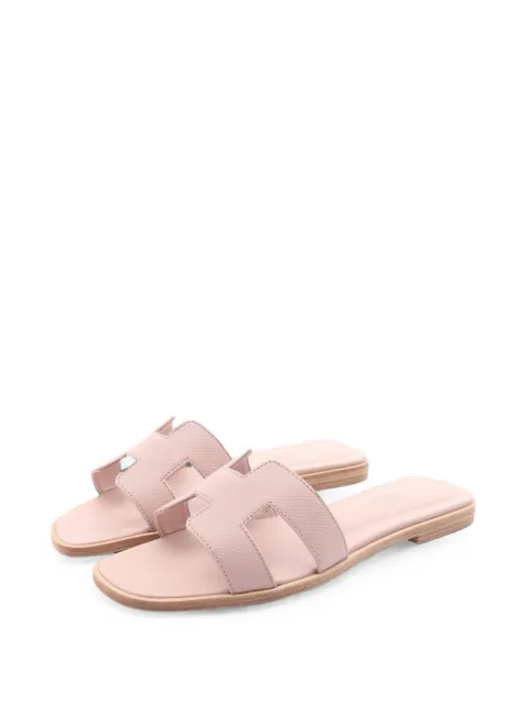 Hermès Pre-Owned 2010s Oran open-toe sandals Pink 1097799