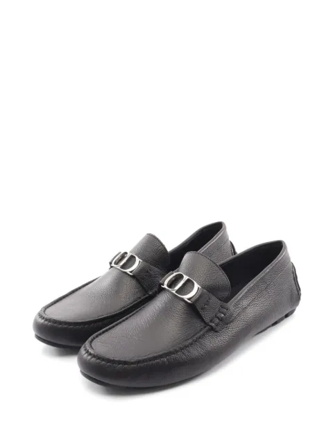 Christian Dior Pre-Owned 2020s Odéon CD loafers Black 1097806