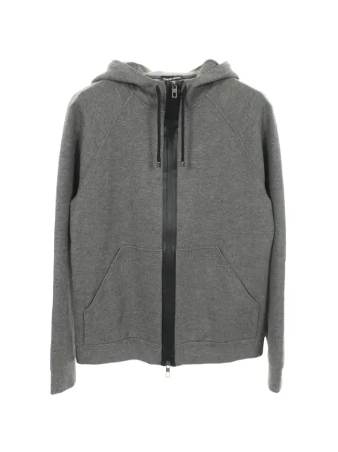 Giorgio Armani Pre-Owned 2000s zip-up hoodie Grey 1065671