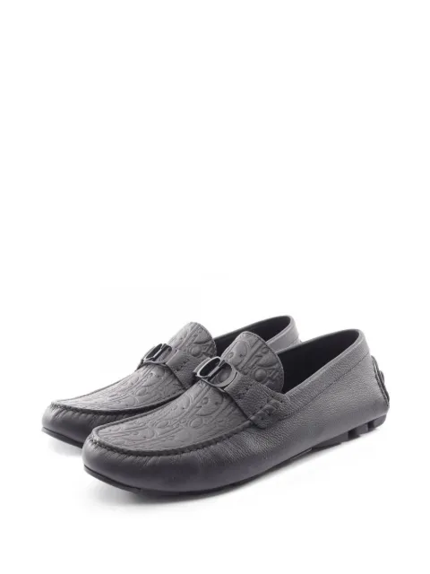 Christian Dior Pre-Owned 2020s Odeon CD loafers Black 1097809