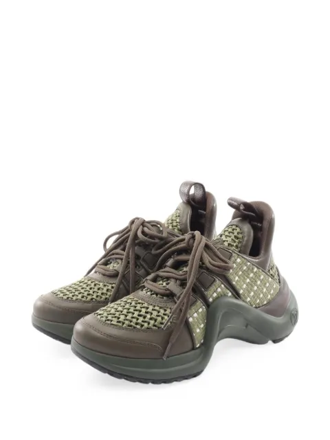 Louis Vuitton Pre-Owned 2023 LV Archlight 2.0 raffia sneakers Green 1098732CL0233